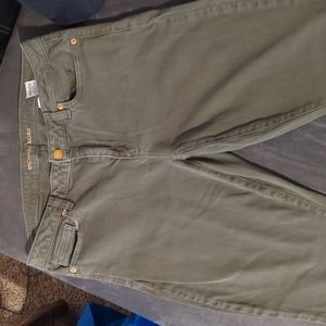 Michael kors olive jeans size 10